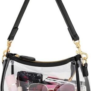 Cute Mini Shoulder Bag, Zipper Closure, 2 Removable Straps, Retro Underarm & Crossbody Handbag